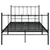 Produktbild 4 för Sängram svart metall 120x200 cm