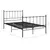 Produktbild 6 för Sängram svart metall 120x200 cm