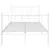 Produktbild 4 för Sängram vit metall 120x200 cm