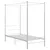 Produktbild 2 för Himmelsäng vit metall 90x200 cm