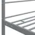 Produktbild 5 för Himmelsäng grå metall 90x200 cm