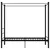 Produktbild 3 för Himmelsäng svart metall 100x200 cm