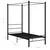 Produktbild 6 för Himmelsäng svart metall 100x200 cm