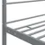 Produktbild 5 för Himmelsäng grå metall 100x200 cm