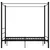 Produktbild 3 för Himmelsäng svart metall 120x200 cm 