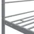 Produktbild 5 för Himmelsäng grå metall 120x200 cm 