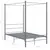 Produktbild 6 för Himmelsäng grå metall 120x200 cm 
