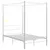 Produktbild 2 för Himmelsäng vit metall 140x200 cm 