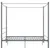 Produktbild 3 för Himmelsäng grå metall 160x200 cm 