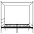 Produktbild 3 för Himmelsäng svart metall 180x200 cm 