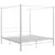 Produktbild 2 för Himmelsäng vit metall 180x200 cm 