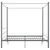 Produktbild 3 för Himmelsäng grå metall 180x200 cm 