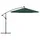 Reservtyg för frihängande parasoll grön 350 cm