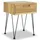 Sängbord 2 st 40x30x50 cm massiv furu