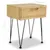 Produktbild 6 för Sängbord 2 st 40x30x50 cm massiv furu