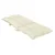 Produktbild 6 för Stolsdynor 6 st gräddvit 120x50x7 cm tyg