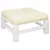 Produktbild 3 för Palldyna gräddvit 70x70x12 cm tyg