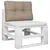 Produktbild 3 för Palldyna taupe 50x40x12 cm tyg