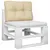 Produktbild 3 för Palldyna beige 60x40x12 cm tyg