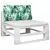 Produktbild 3 för Dyna till pallsoffa bladmönster 70x40x10 cm