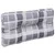Produktbild 2 för Dyna till pallsoffa grått rutmönster 70x40x10 cm