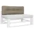 Produktbild 3 för Palldyna taupe 120x40x12 cm tyg
