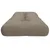 Produktbild 6 för Palldyna taupe 120x40x12 cm tyg