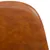 Produktbild 6 för Matstolar 2 st 45x54,5x87 cm glansig brun konstläder