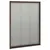 Produktbild 3 för Plisserat insektsnät för fönster brun 80x120 cm aluminium