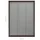 Plisserat insektsnät för fönster brun 80x120 cm aluminium