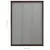 Produktbild 7 för Plisserat insektsnät för fönster brun 80x120 cm aluminium