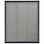 Produktbild 5 för Plisserat insektsnät för fönster aluminium antracit 60x80cm