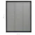 Produktbild 7 för Plisserat insektsnät för fönster aluminium antracit 60x80cm