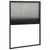 Produktbild 2 för Plisserat insektsnät för fönster aluminium antracit 80x120 cm