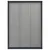 Produktbild 5 för Plisserat insektsnät för fönster aluminium antracit 80x120 cm
