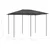 Produktbild 4 för Paviljong 3x4x2,6 m antracit 160 g/m²