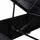 Solsängar och sidobord 3 delar konstrotting svart