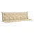 Produktbild 2 för Bänkdynor för trädgården 2st beige 200x50x7cm oxfordtyg