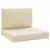 Produktbild 2 för Palldynor 2 st beige oxfordtyg