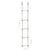 Produktbild 5 för Klätterstege med 5 stegpinnar 210 cm massiv furu