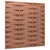Produktbild 2 för Staketpanel WPC 170x180 cm brun
