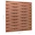 Produktbild 5 för Staketpanel WPC 170x180 cm brun