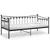 Produktbild 2 för Sängram bäddsoffa svart metall 90x200 cm