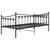 Produktbild 6 för Sängram bäddsoffa svart metall 90x200 cm