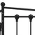 Produktbild 7 för Sängram bäddsoffa svart metall 90x200 cm