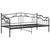 Produktbild 3 för Sängram bäddsoffa svart metall 90x200 cm