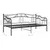 Produktbild 10 för Sängram bäddsoffa svart metall 90x200 cm