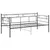 Produktbild 3 för Sängram bäddsoffa svart metall 90x200 cm