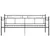 Produktbild 4 för Sängram bäddsoffa svart metall 90x200 cm