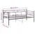 Produktbild 8 för Sängram bäddsoffa svart metall 90x200 cm